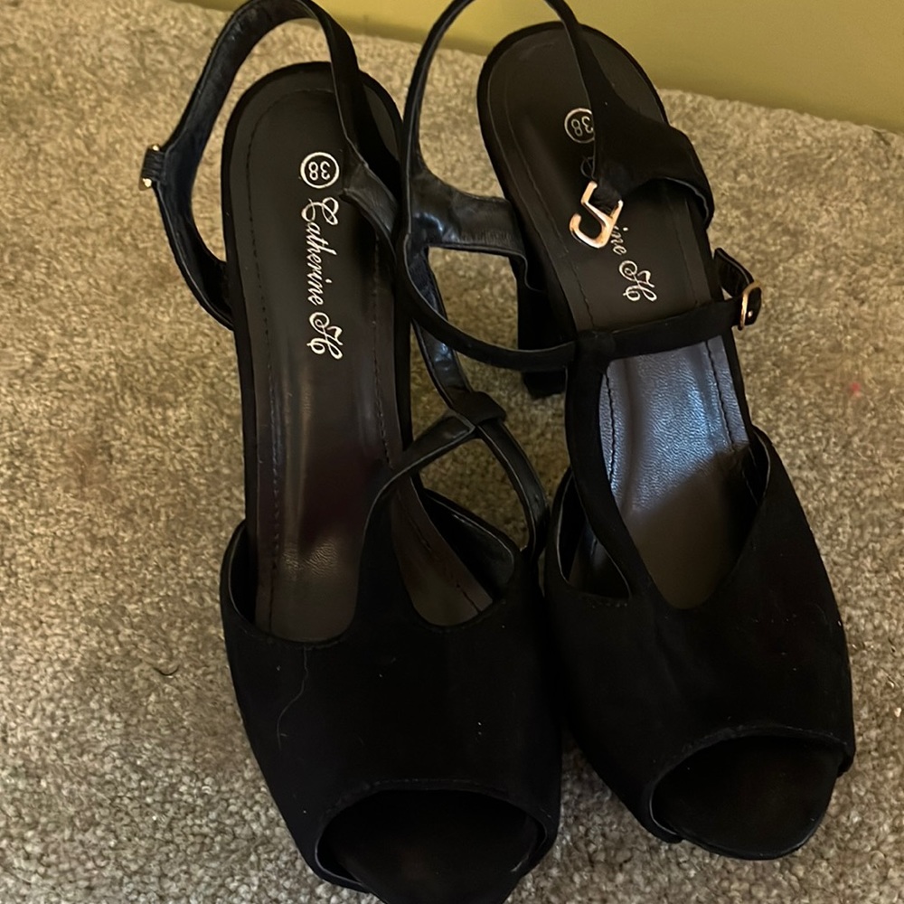 Black heels